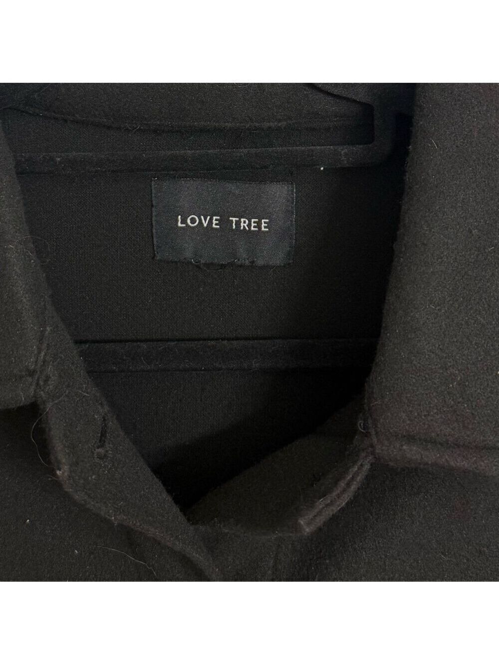 Love Tree Women’s Black Thick Shirt Jacket. Size XL - Picture 6 of 6
